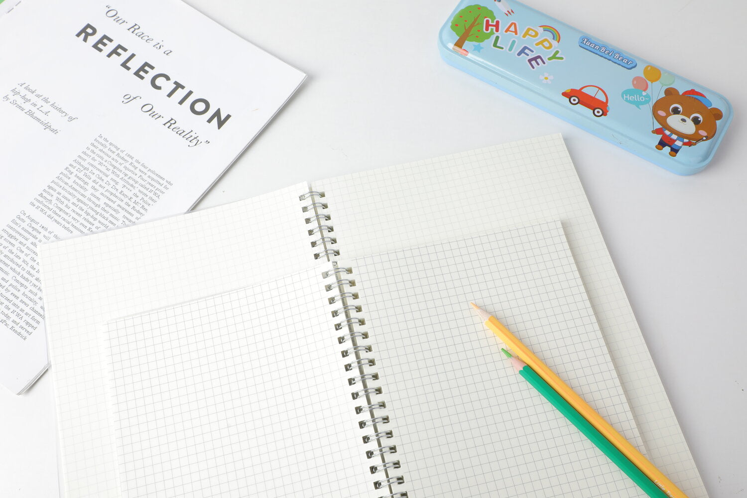 B5 Quaderno di base in PP con griglia