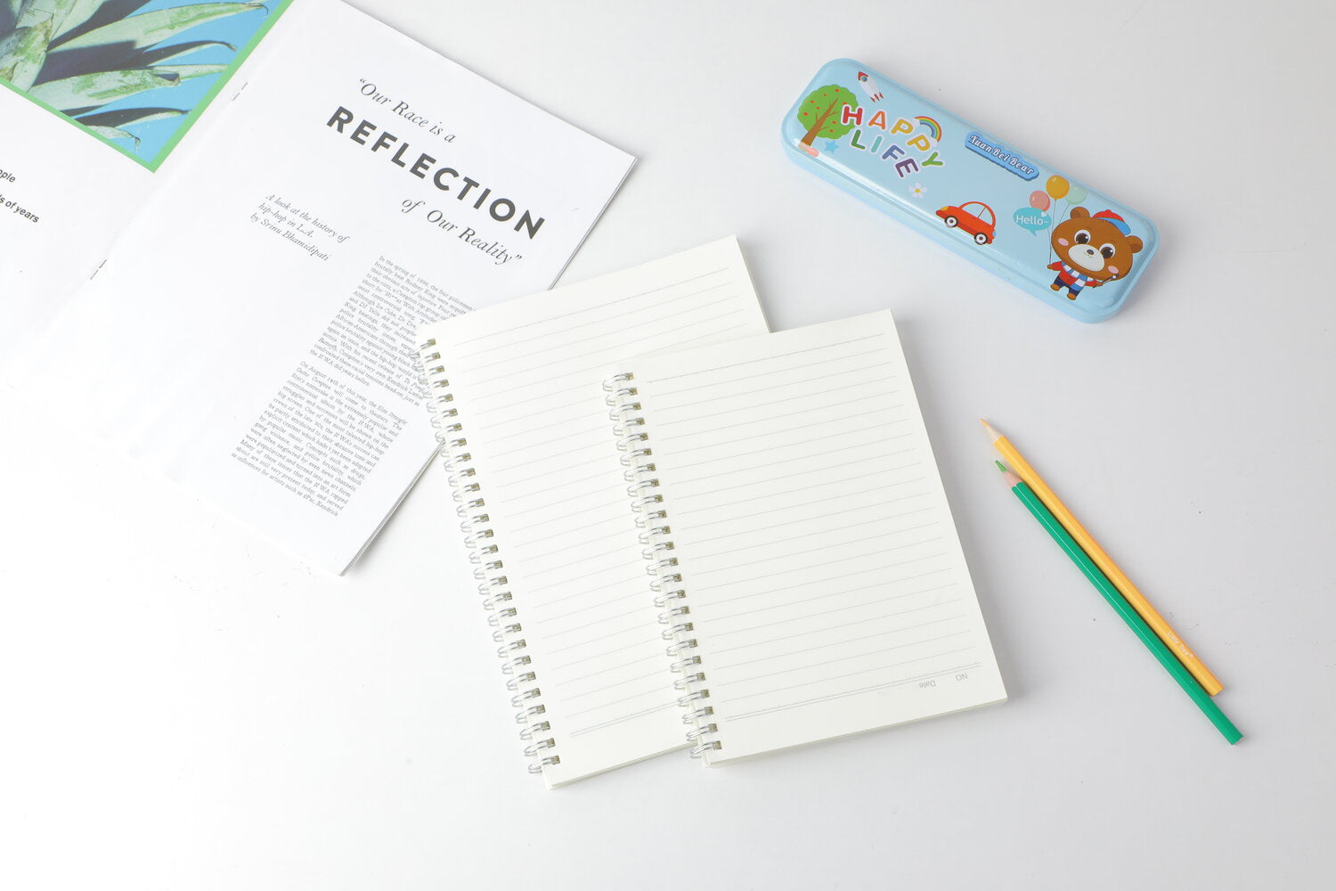 Taccuino in bobina PP base linea orizzontale B5