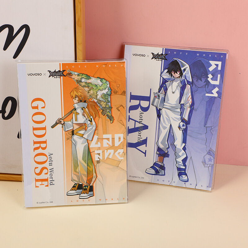 AOTU World-Quaderno con copertina in plastica senza fili B5-pagine interne a righe orizzontali