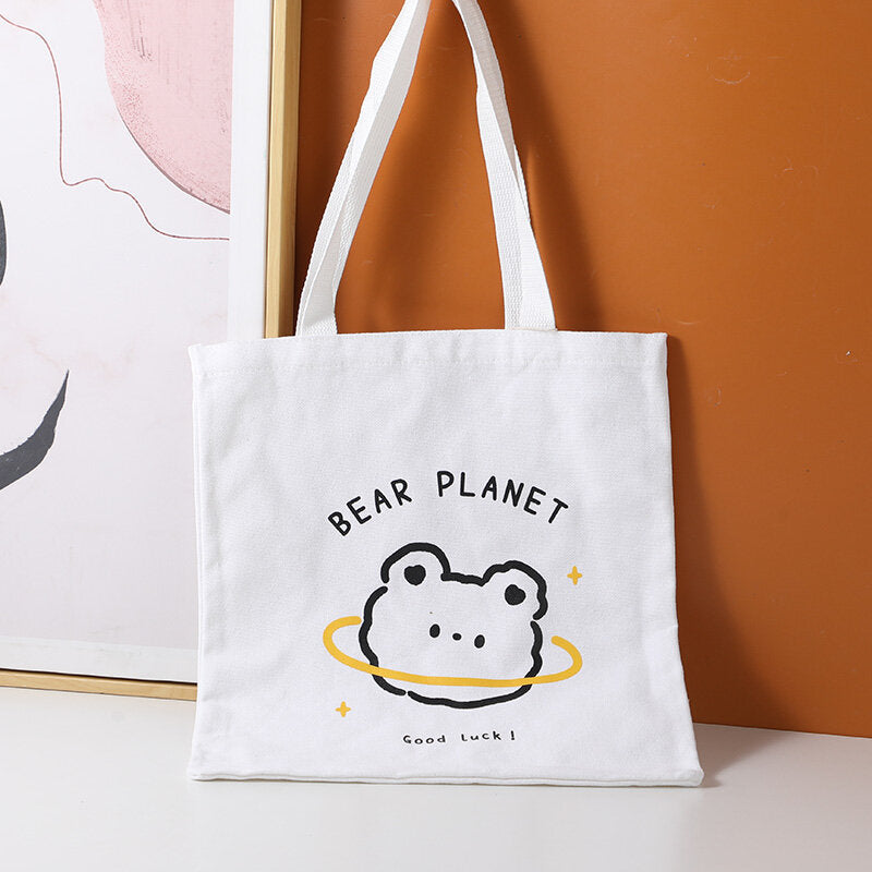 Borsa della spesa in cartone animato