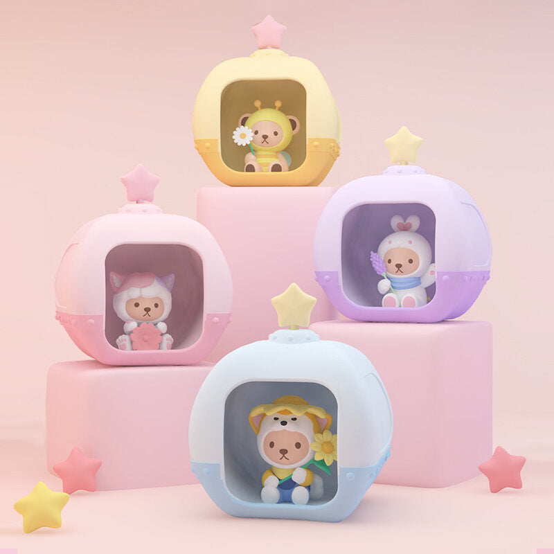 Lampada da notte girasole serie Teddy della collezione