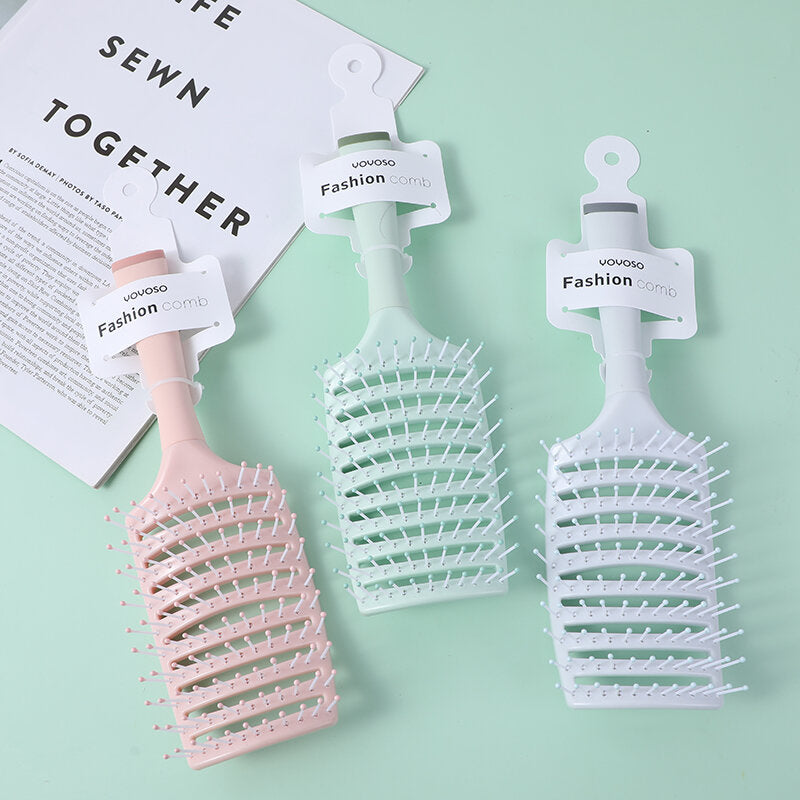 Pettine capelli lisci curvi grandi della serie Mousse