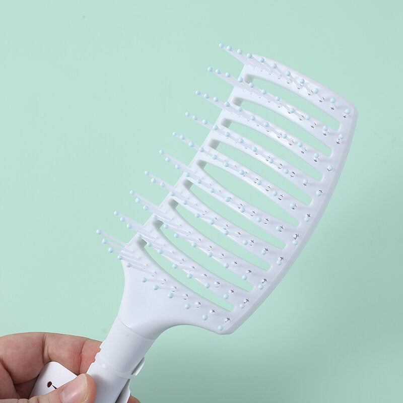 Pettine capelli lisci curvi grandi della serie Mousse