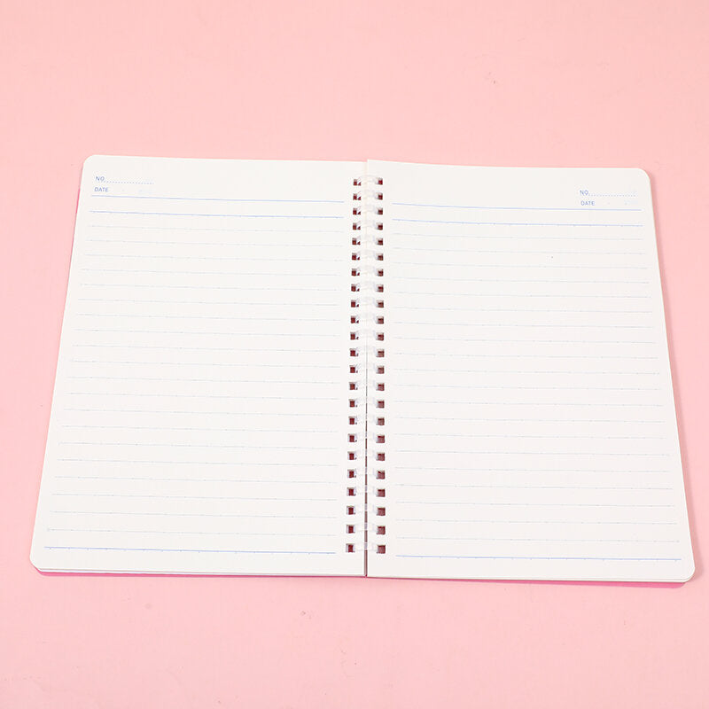 Sakura YOYO serie coniglio - quaderno a bobina con coditina morbida A5