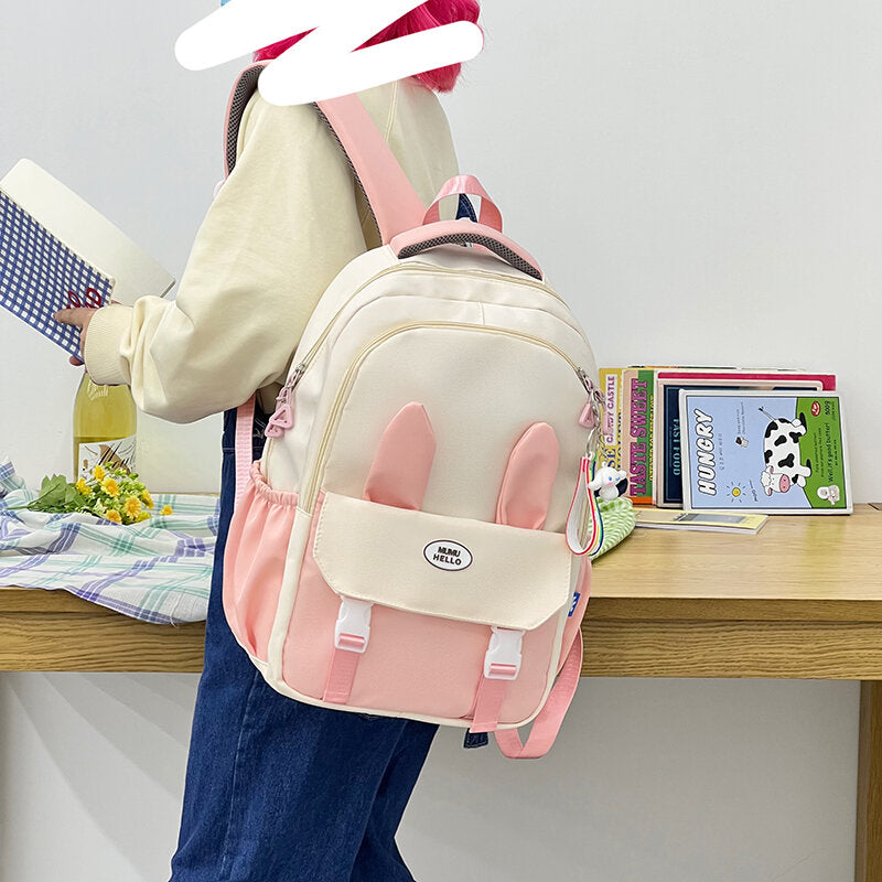 Zaino da donna con orecchie da coniglio