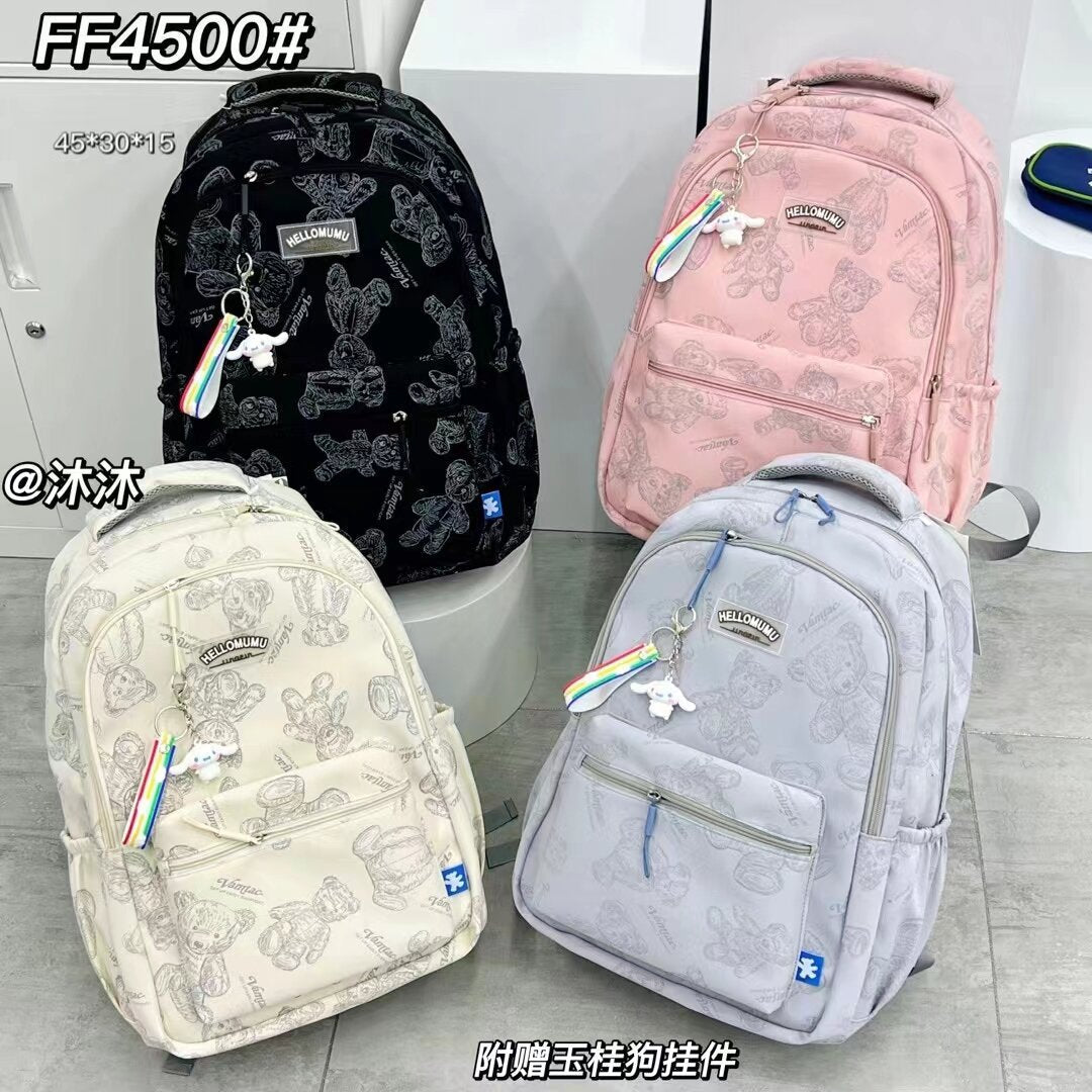 Zaino da uomo Irregular Little Bear - beige