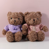 Bambola orso bruno-55cm (occhi di plastica)