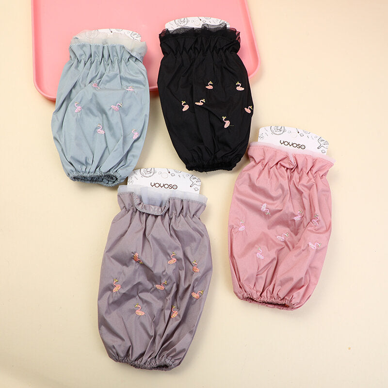 Manica lunga da adulto con delicato cigno