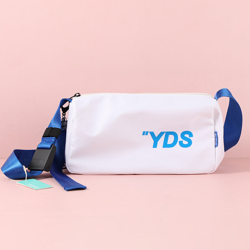 YDS borsa a tracolla con cerniera - bianco