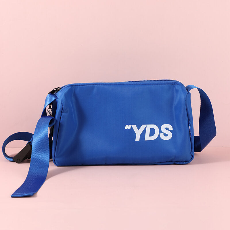 Borsa a tracolla YDS con cerniera - blu