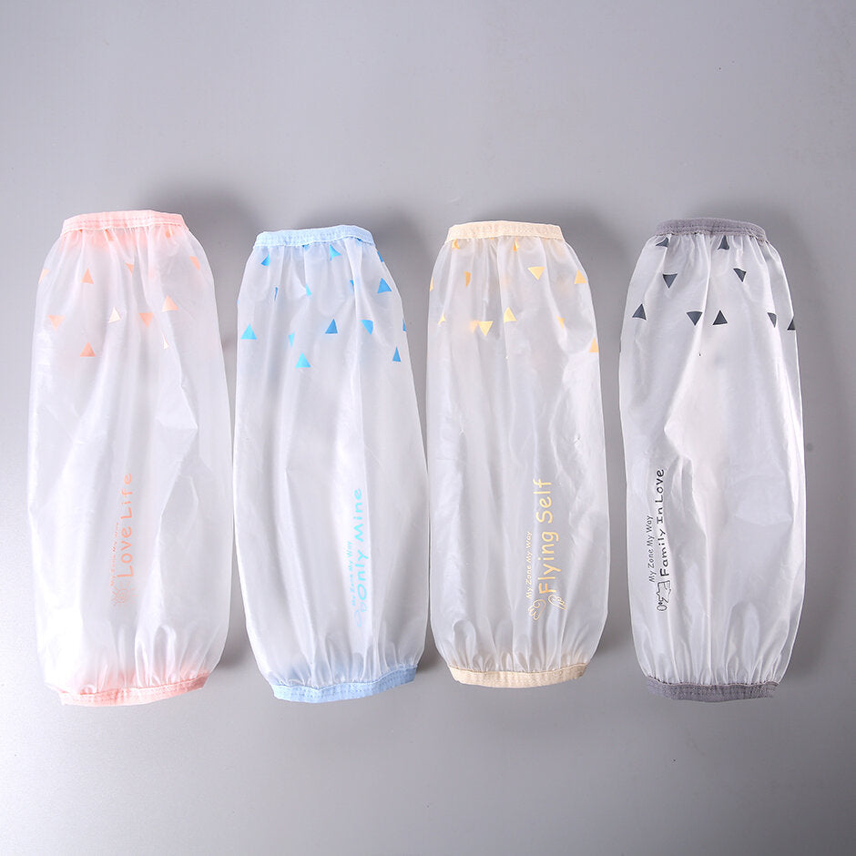 Manica lunga imdimeabile trasparente color caramella