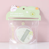 SPUGNA d'aria Marshmallow in polvere puff-verde