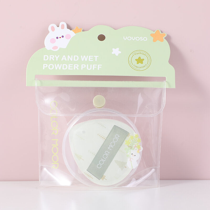 SPUGNA d'aria Marshmallow in polvere puff-verde