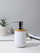 PORTA SAPONE Tazza igienizzante di mani della serie Elegant Bamboo