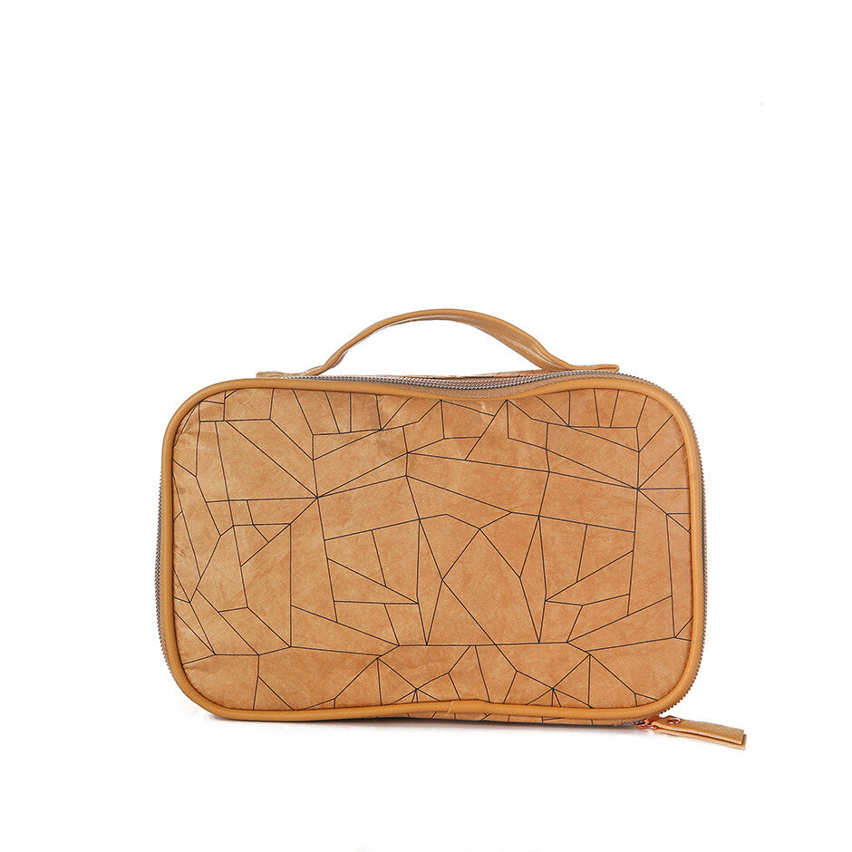 Borsa grande quadrata serigrafata e diamantata a cubo in stile nordico con carta DuPont