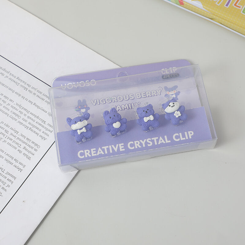 Vitality berry crystal clip 4pcs