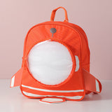 zaino per bambini Rocket cartoon - arancione