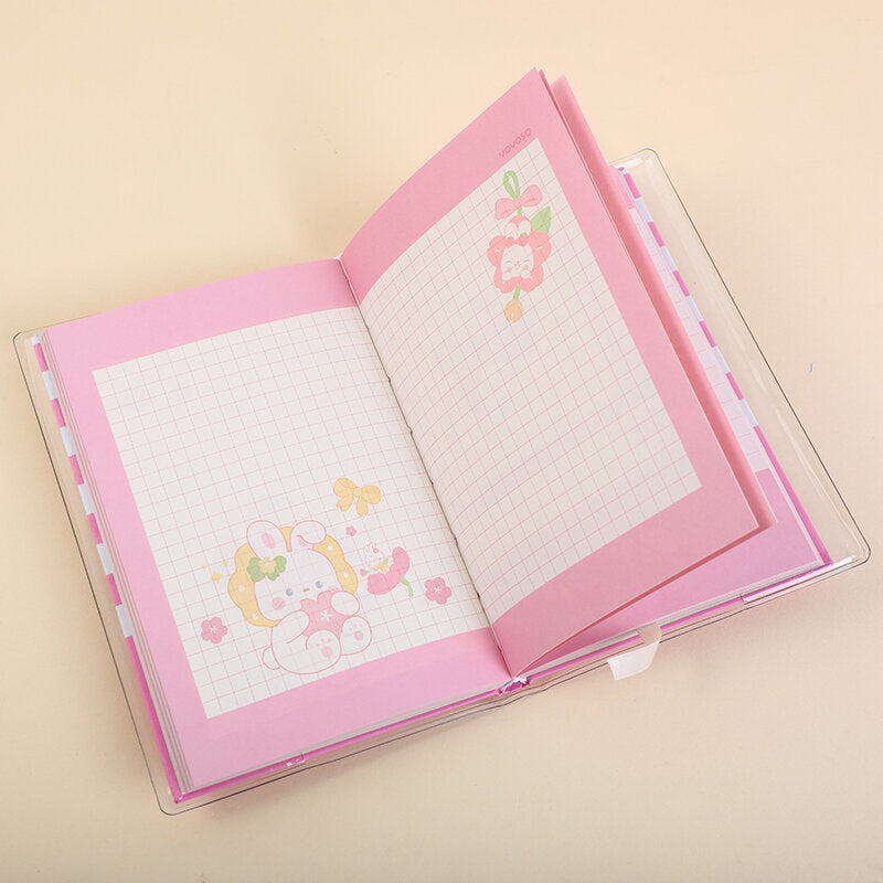 Sakura YOYO serie coniglio - quaderno con coditina rigida in plastica 48K pagine a colori