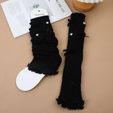 Calzini Love Butterfly al polpaccio - neri