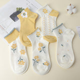 Calze da donna a margherita trendy-3 paia