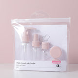 Set di sottobottiglie da viaggio semplici 6 pezzi - rosa