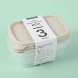 Piccola scatola per la conservazione dei prodotti freschi 3 pezzi