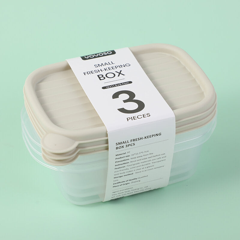 Piccola scatola per la conservazione dei prodotti freschi 3 pezzi
