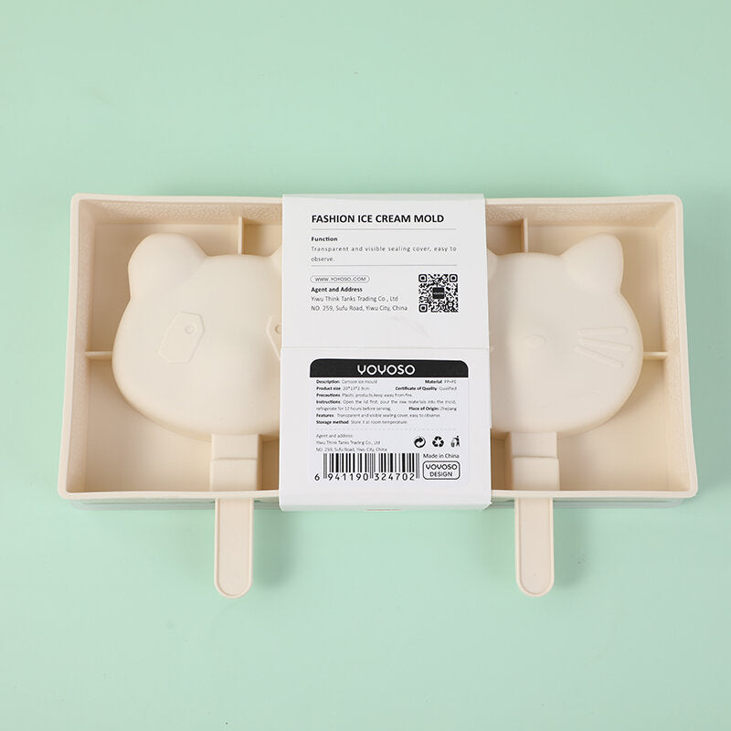 Stampo di ghiaccio a cartoni animati