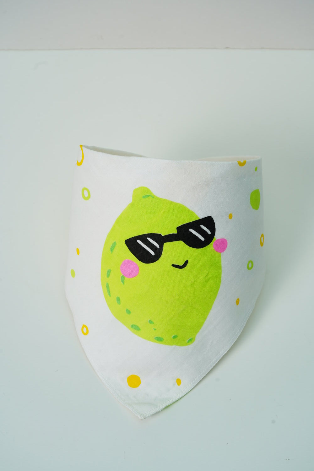 Scamiciato in garza di cotone con motivo di frutta (2 pezzi)