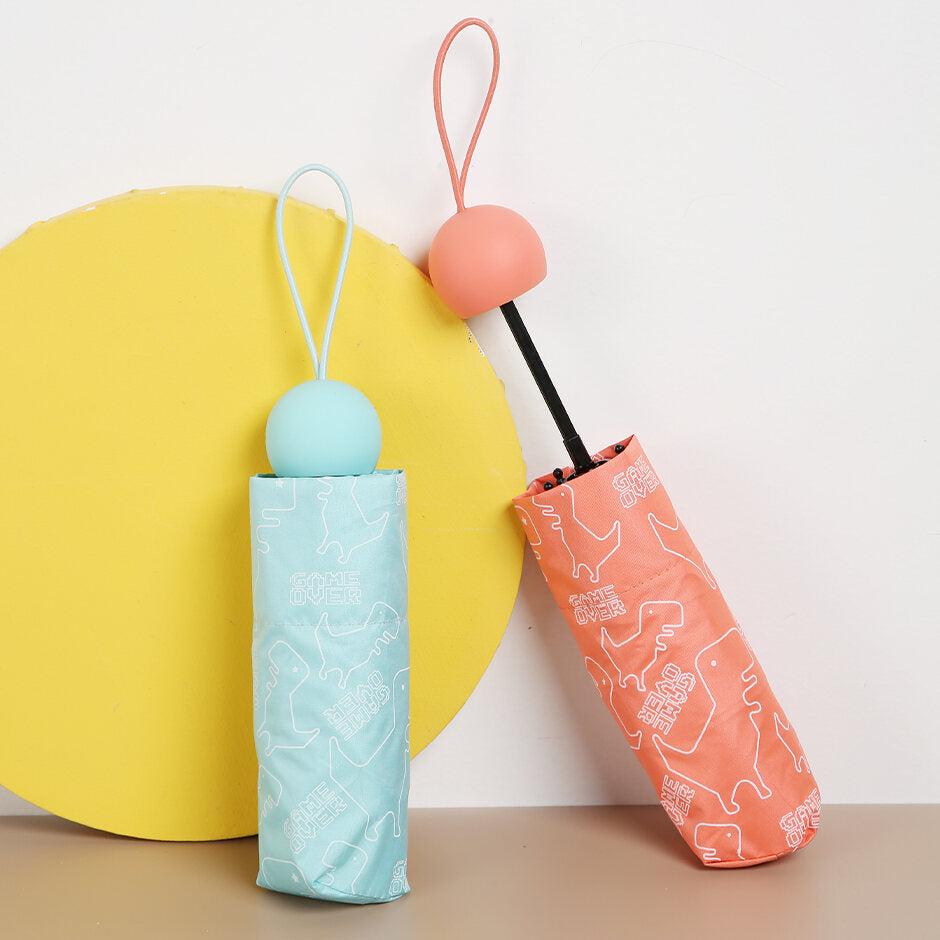 Parasole leggero dinosauro a cinque falde