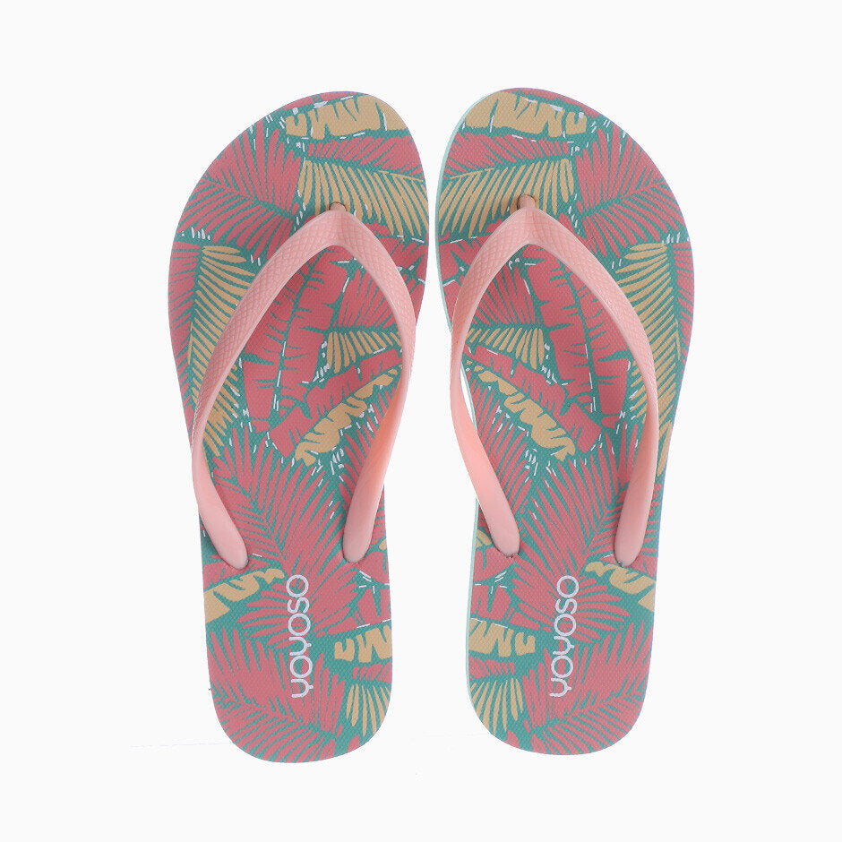 Foglie colorate tropicali infradito da donna 35-36
