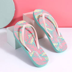 Foglie colorate tropicali infradito da donna 37-38