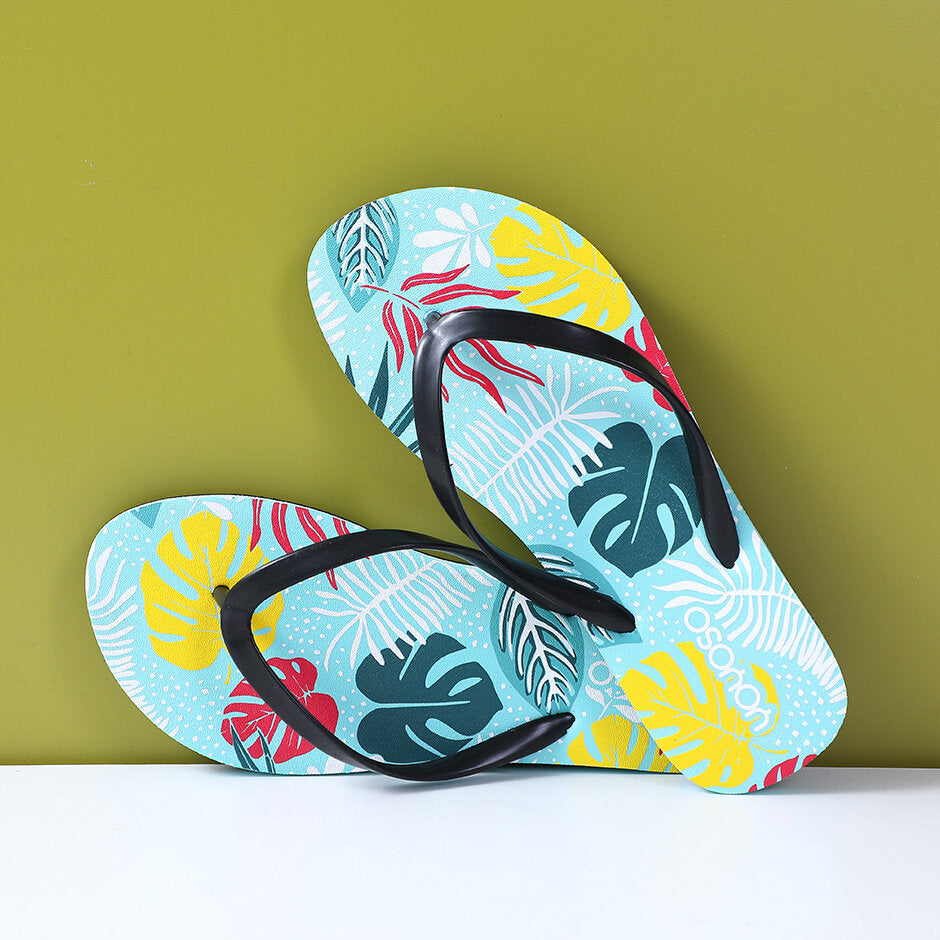 La tartaruga tropicale lascia le infradito da donna 39-40