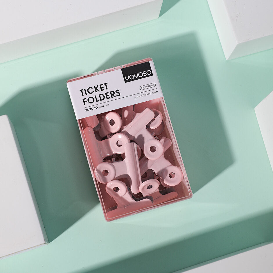 Cartelle portabiglietti rotonde semplici