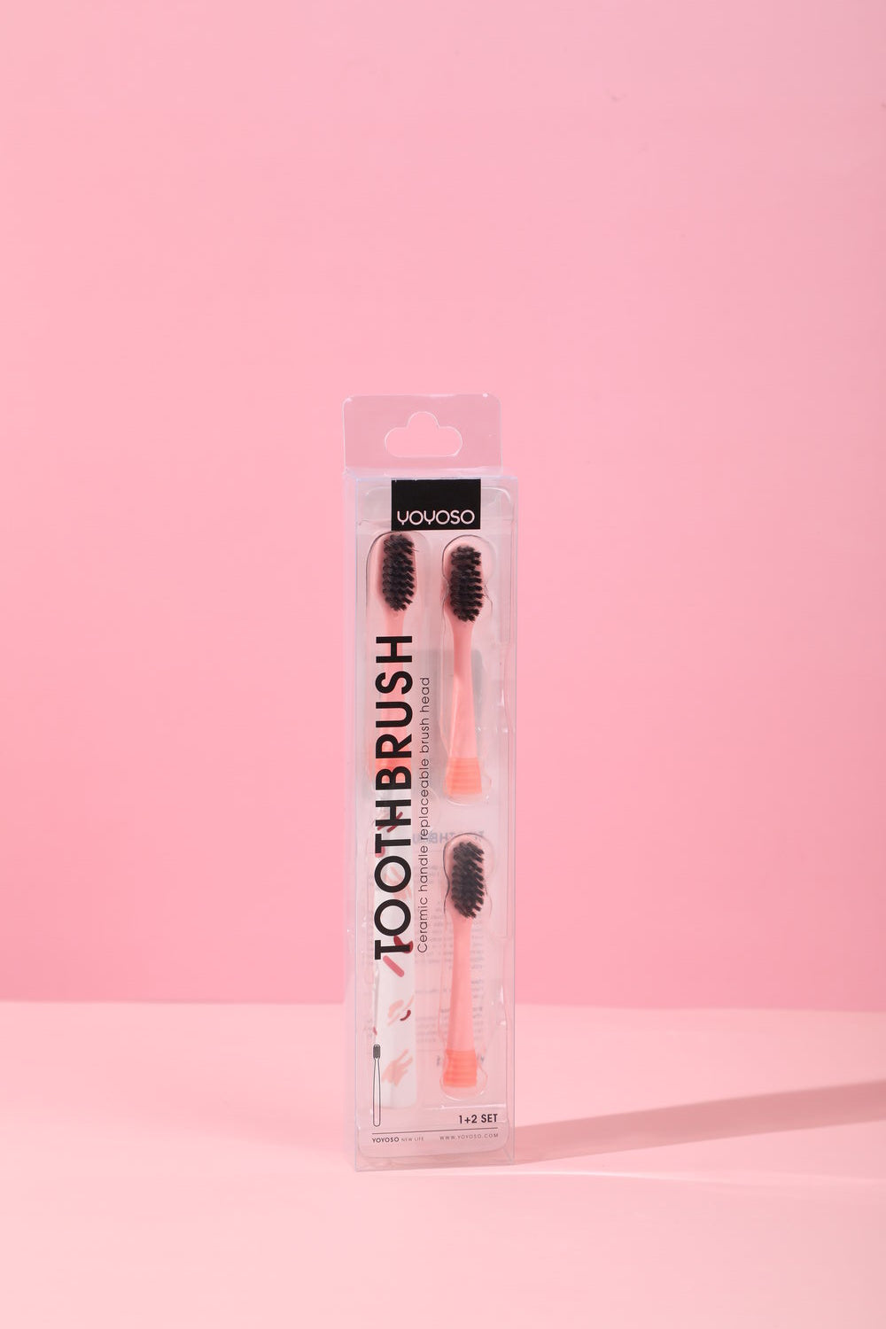 Set di spazzolini a setole sottili sostituibili 1+2