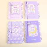 Molly star dream fantasy quaderno a bobina con pagina separata