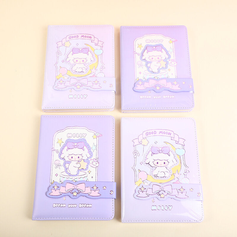 Molly star dream fantasy PU taccuino con fibbia magnetica 36K
