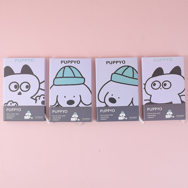 Quaderno con coditina rigida Puppyo happy rules