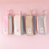 Sacchetto portamatite a forma di barca con doppia cerniera di record difetto– 1 pezzo