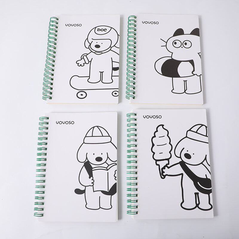 Puppyo happy rules quaderno a bobina in silicone B6