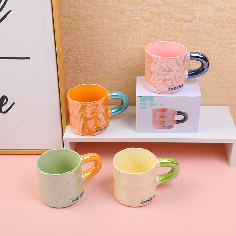 Tazza colorata a contrasto - 400 ml