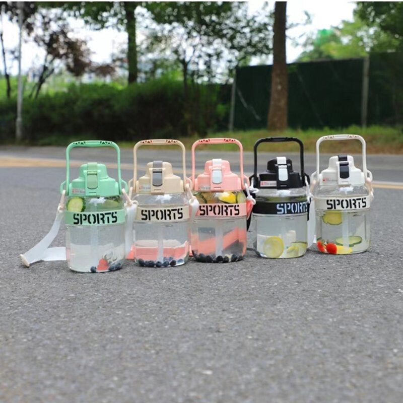 Bicchiere di plastica portatile di grande capacità-1280 ml