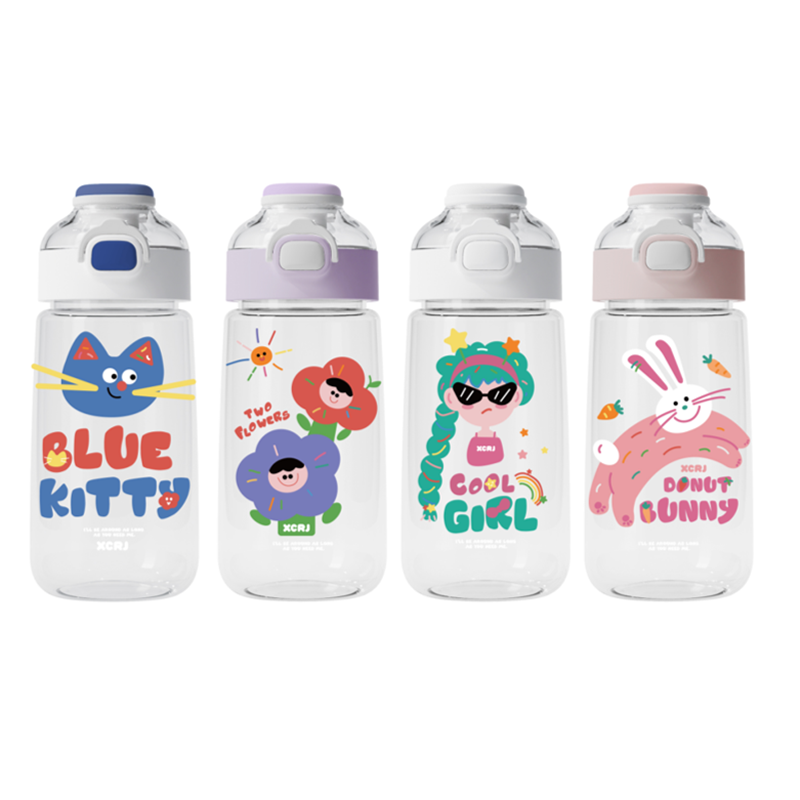 Bicchiere di plastica con motivo divertente-700ml