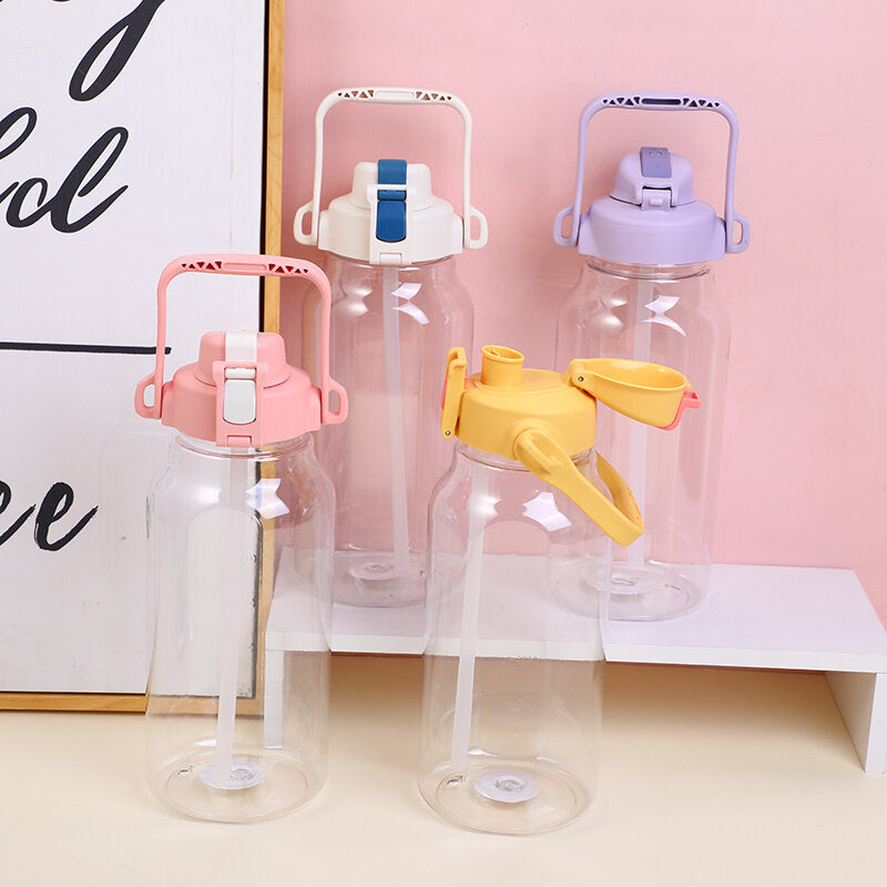 borraccia in plastica di grande capacità serie semplice da 2 litri