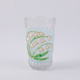 Tazza alta in vetro dipinta a mano - 340 ml