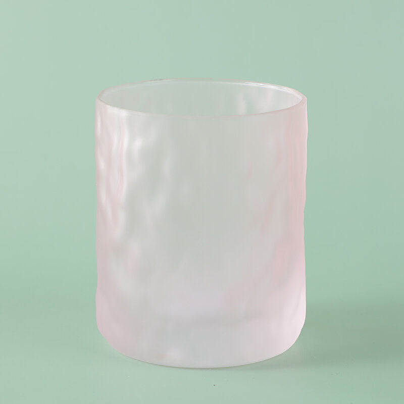 Coppa di vetro smerigliato spray colore corteccia texture-260ml