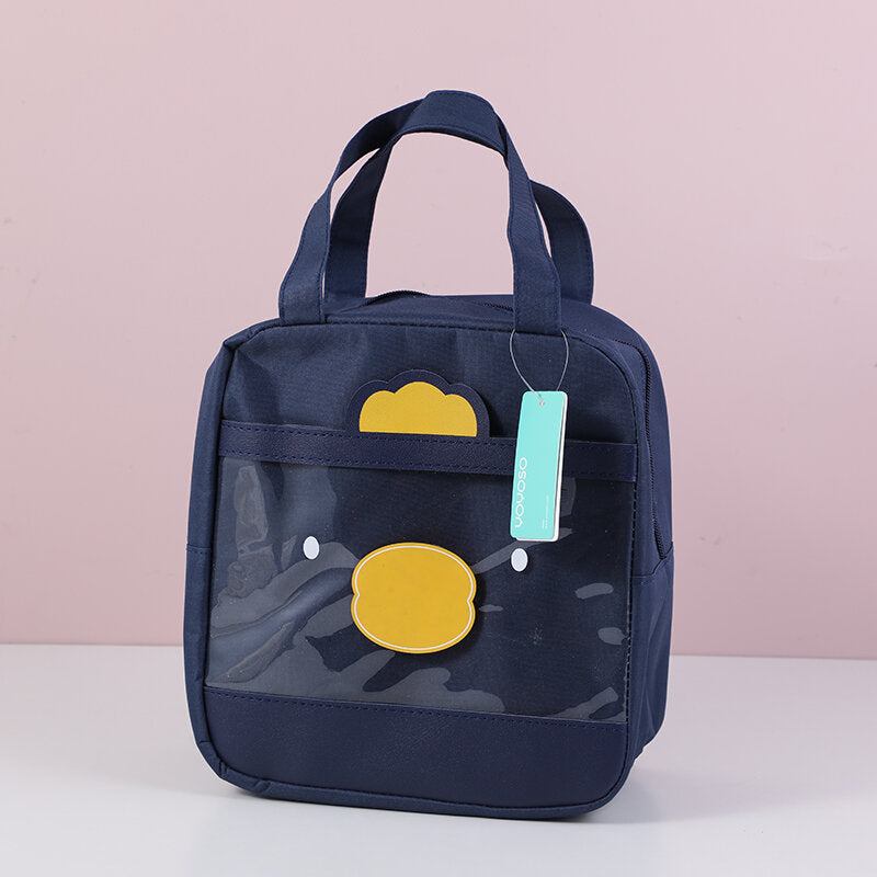 Borsa per il pranzo con anatra blu