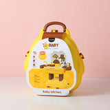 Role-paly cucina cucina morphing blocchi di costruzione zaino 3 in 1- tema cartoon