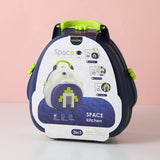 Role-paly cucina cucina morphing blocchi di costruzione zaino 3 in 1- tema spaziale