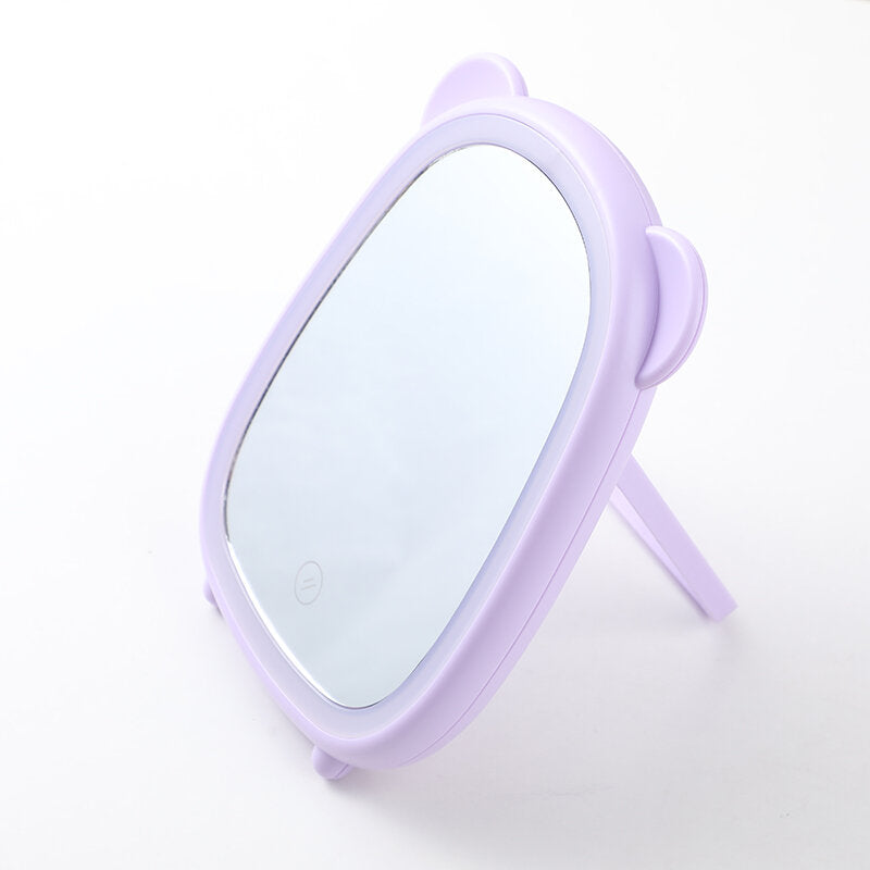 Specchio luminoso a LED dell'orsetto